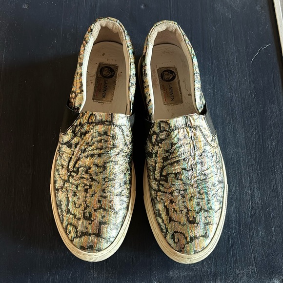 Lanvin leather slip ons 40 - Picture 1 of 10